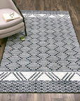 Patterned Stripe – Fresh Blue Rug - From Where Finds - 