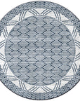 Patterned Stripe – Fresh Blue Rug - From Where Finds - 