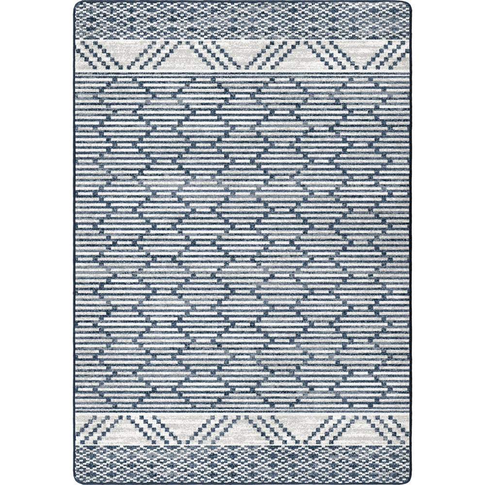 Patterned Stripe – Fresh Blue Rug - From Where Finds - 