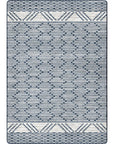 Patterned Stripe – Fresh Blue Rug - From Where Finds - 