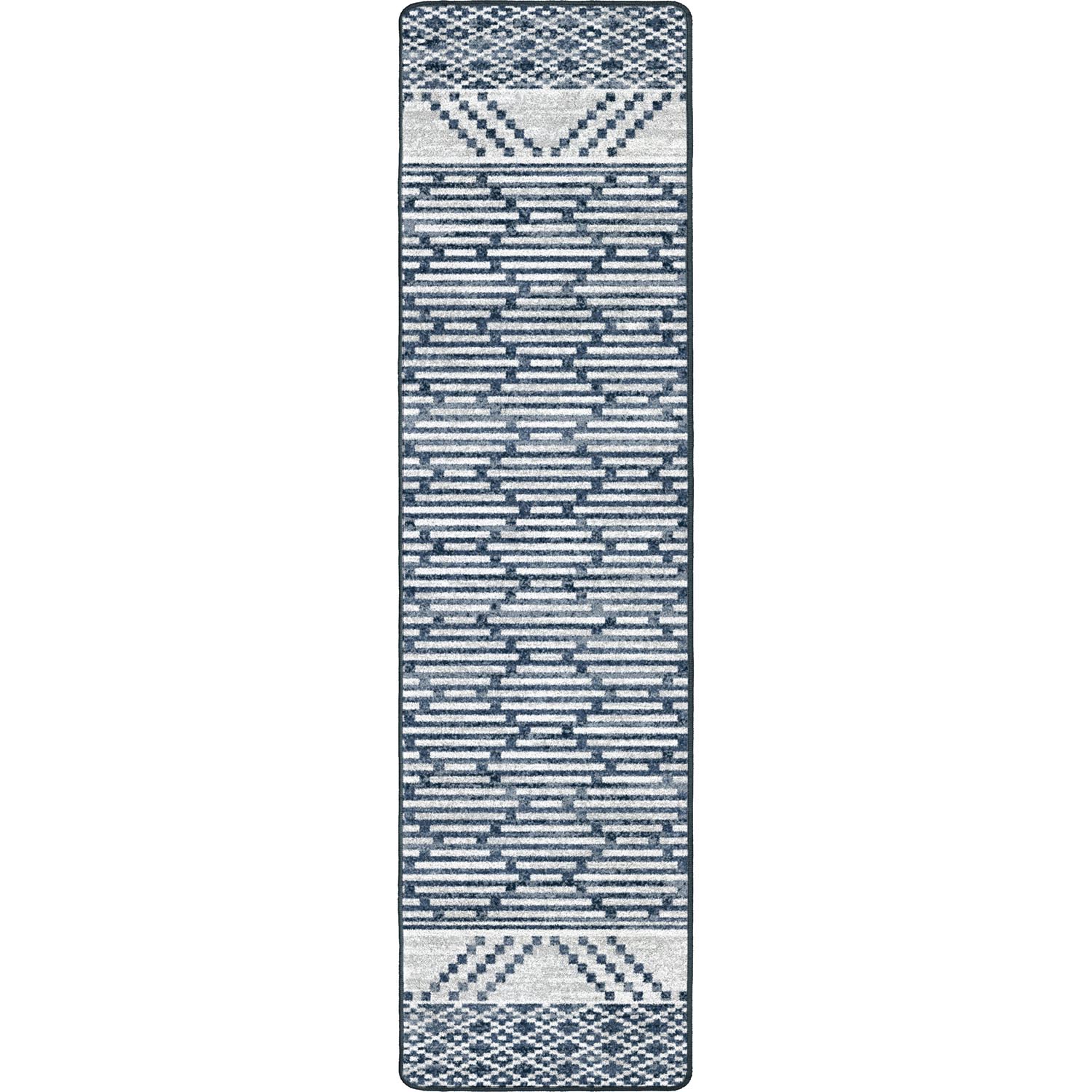 Patterned Stripe – Fresh Blue Rug - From Where Finds - 