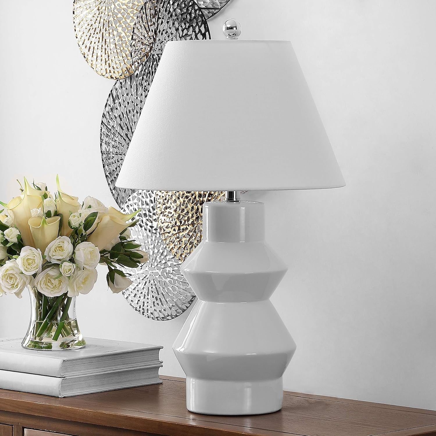 Pavillion White Table Lamp - From Where - 