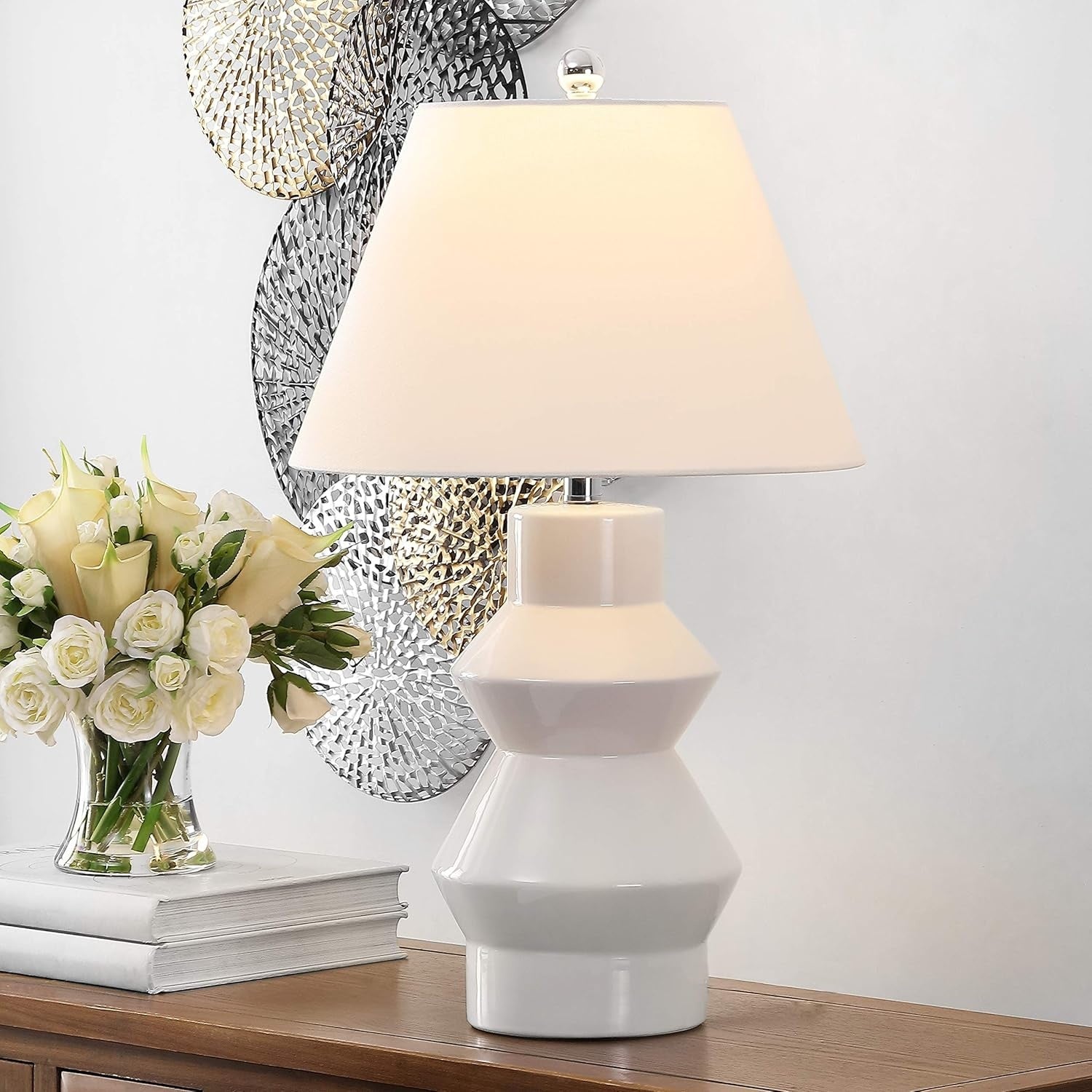 Pavillion White Table Lamp - From Where - 