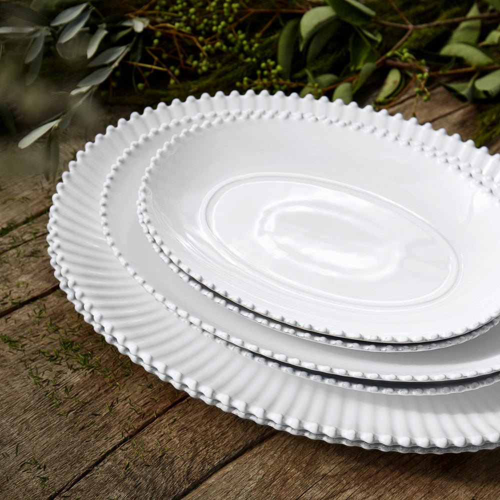 Pearl 13" Oval Platter - From Where Finds - 
