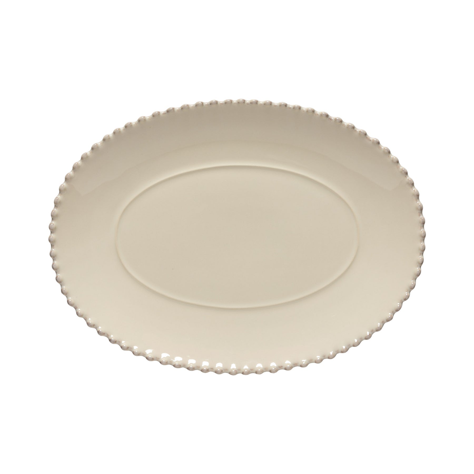 Pearl 14" Oval Platter - From Where Finds - 