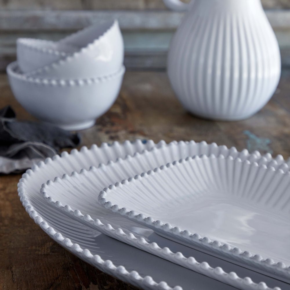 Pearl Large Rectangular Platter - From Where Finds - 