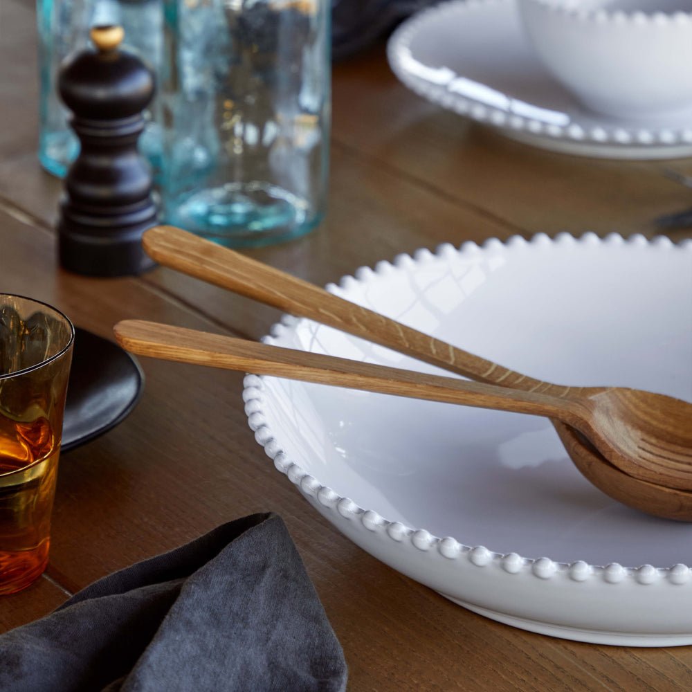 Pearl Low Serving Bowl - From Where Finds - 