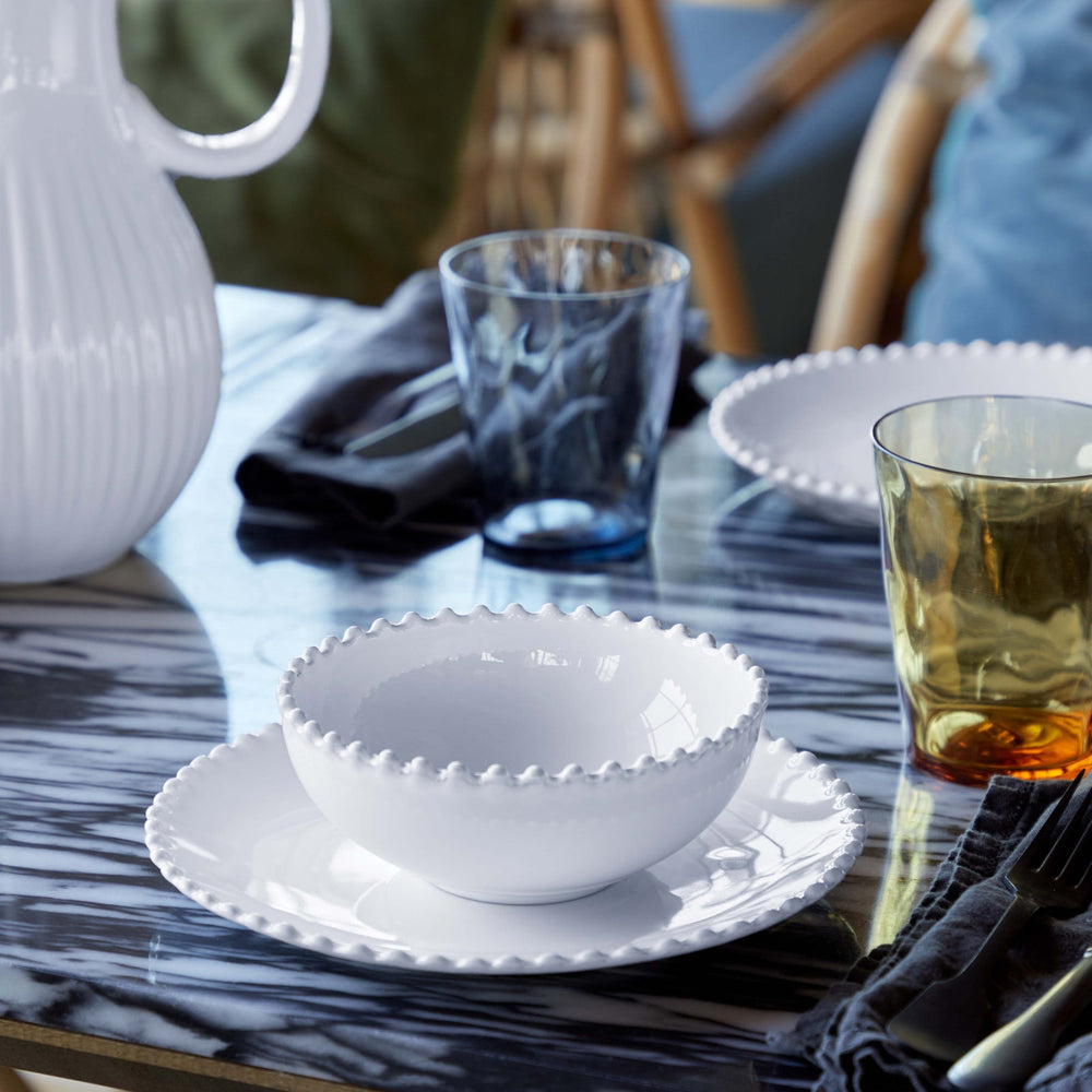 Pearl Salad/Dessert Plate (Set of 6) - From Where Finds - 