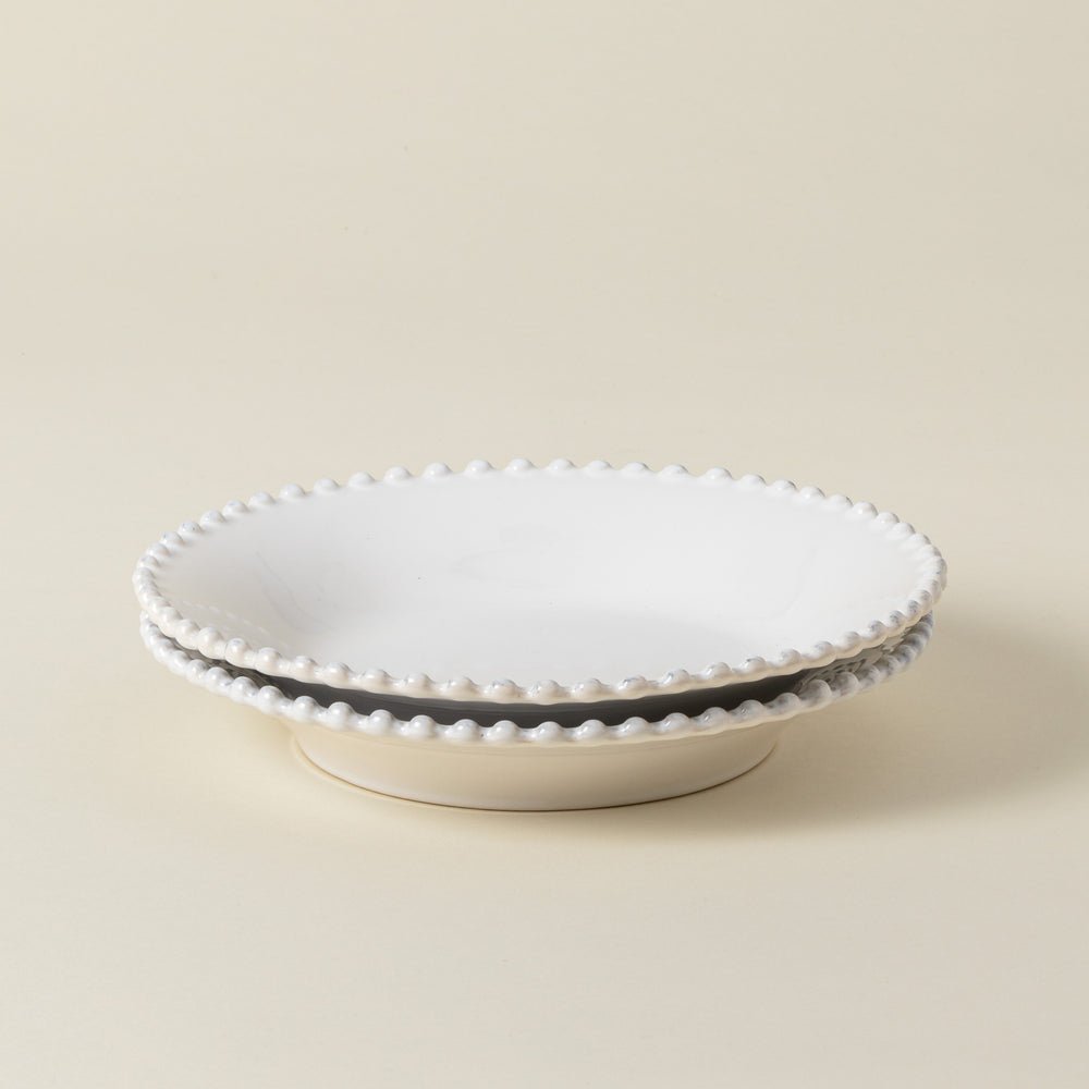 Pearl Soup/Pasta Plate (Set of 6) - From Where Finds - 