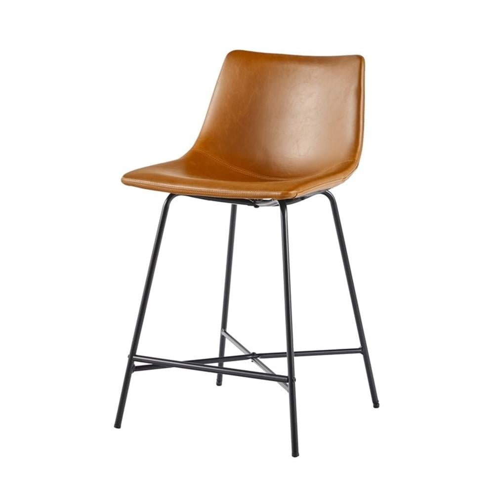Pemberly Row Upholstered Counter Stool - From Where - 