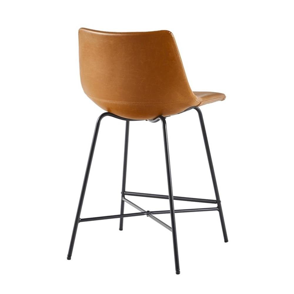 Pemberly Row Upholstered Counter Stool - From Where - 