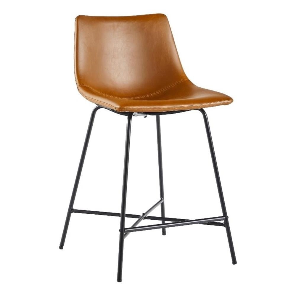 Pemberly Row Upholstered Counter Stool - From Where - 