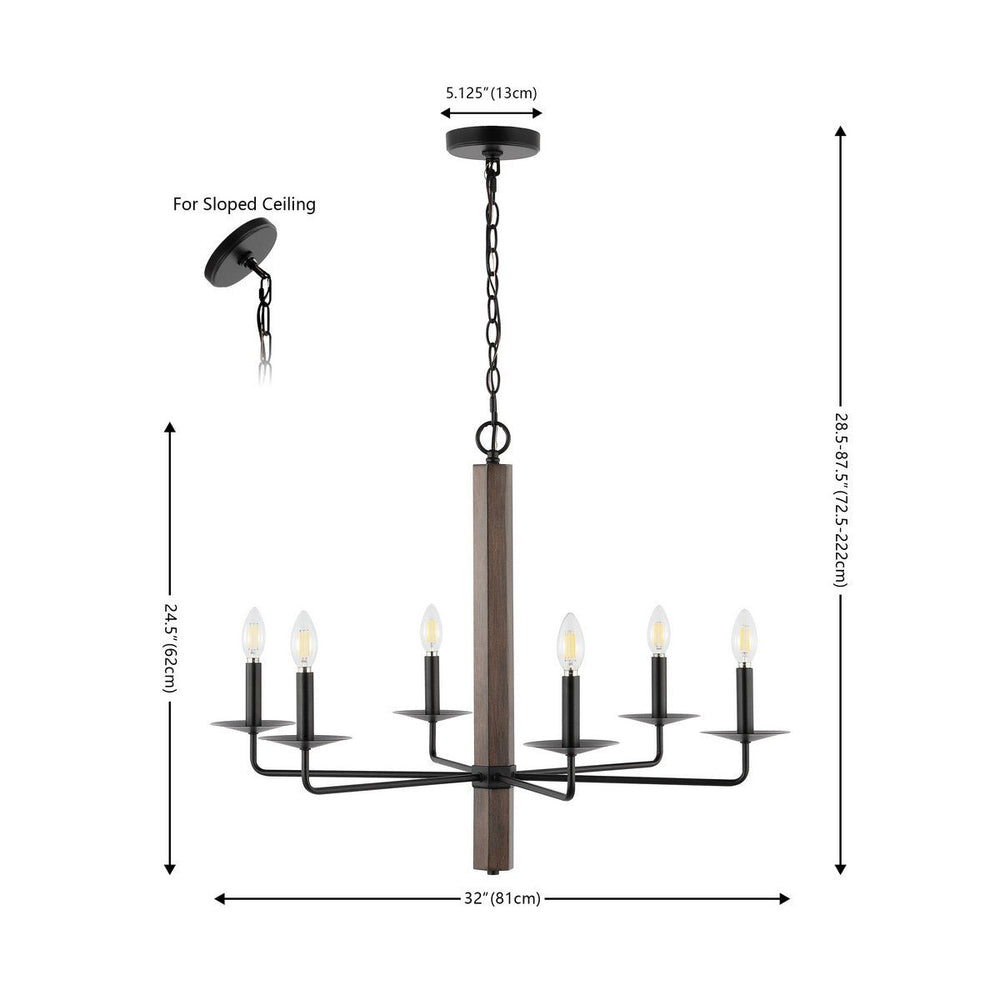 Penbrook 6 - Light Chandelier - From Where Finds - 