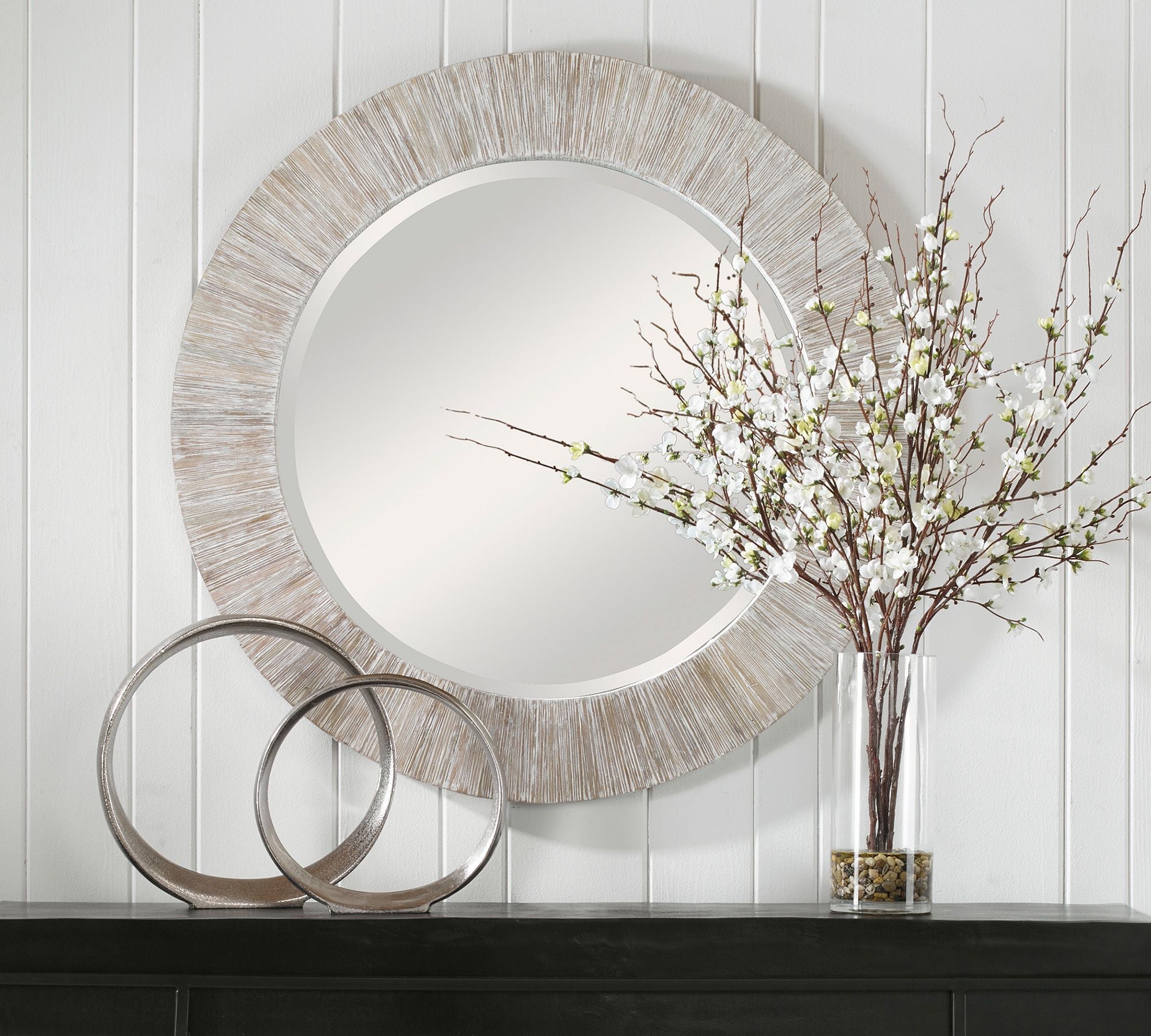 Penelope Round Wall Mirror - From Where - 