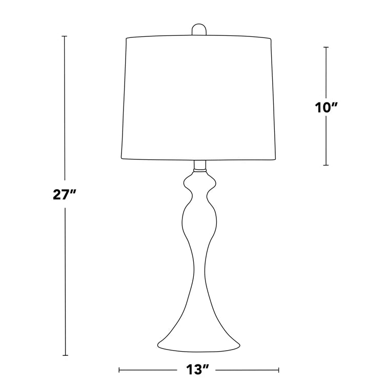 Pennsylvania Metal Table Lamp (Set of 2) - From Where - 