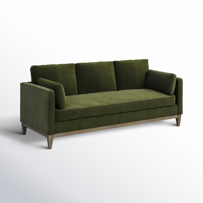 Pera 84'' Upholstered Velvet Sofa - From Where - 