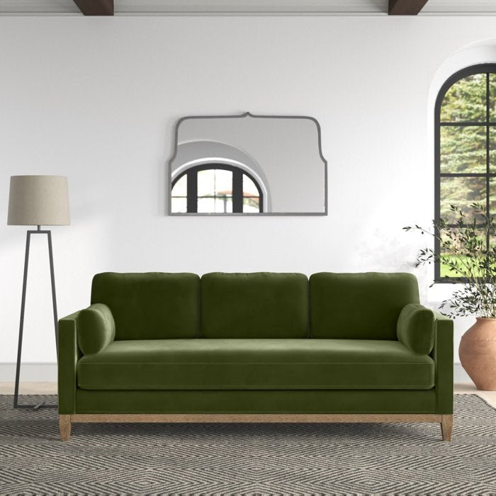 Pera 84'' Upholstered Velvet Sofa - From Where - 
