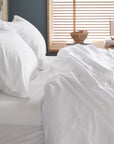 Percale Sheet Set - White K/CK