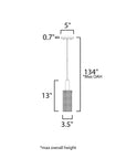 Perf 1 - Light Mini Pendant - From Where - 