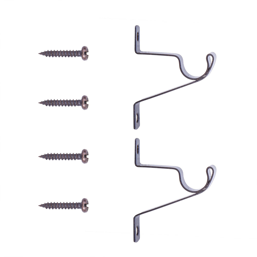 Petite Café Curtain Rod (Set of 2) - From Where - 