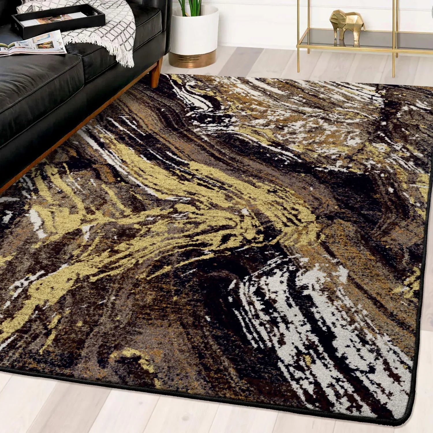 Petrified Area Modern Rug - From Where Finds - 