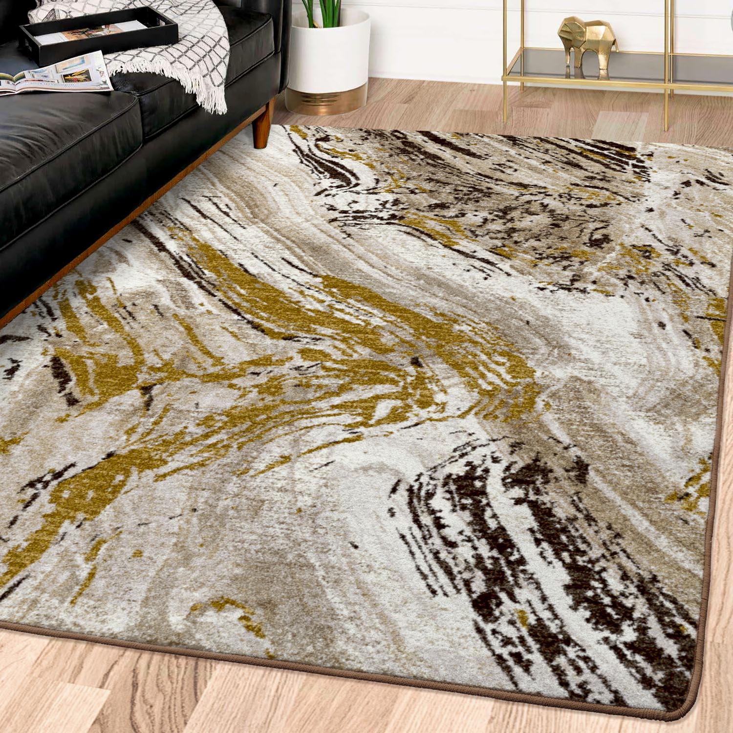 Petrified Area Modern Rug - From Where Finds - 