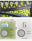 PHI VILLA 5 - Piece Patio Dining Set - From Where - 