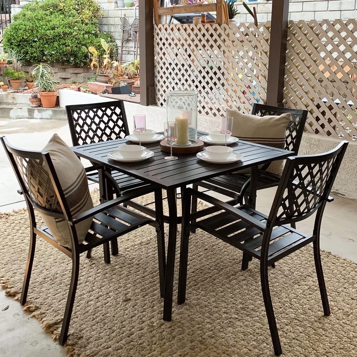 PHI VILLA 5 - Piece Patio Dining Set - From Where - 