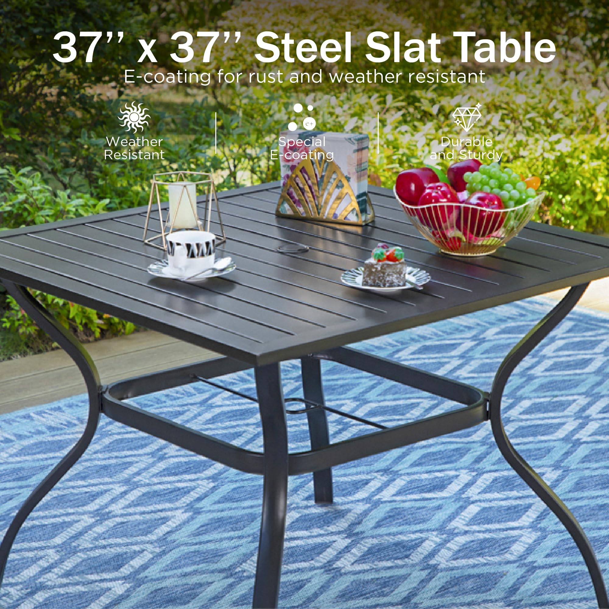 PHI VILLA 5 - Piece Patio Dining Set - From Where - 
