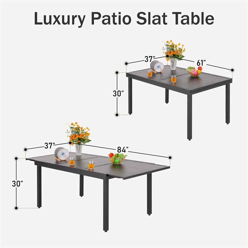 Phi Villa Outdoor Dining Set - From Where - 