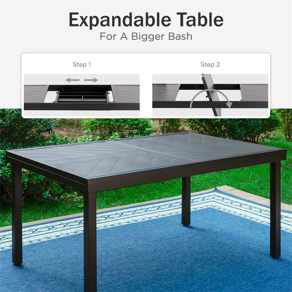 Phi Villa Outdoor Dining Set - From Where - 