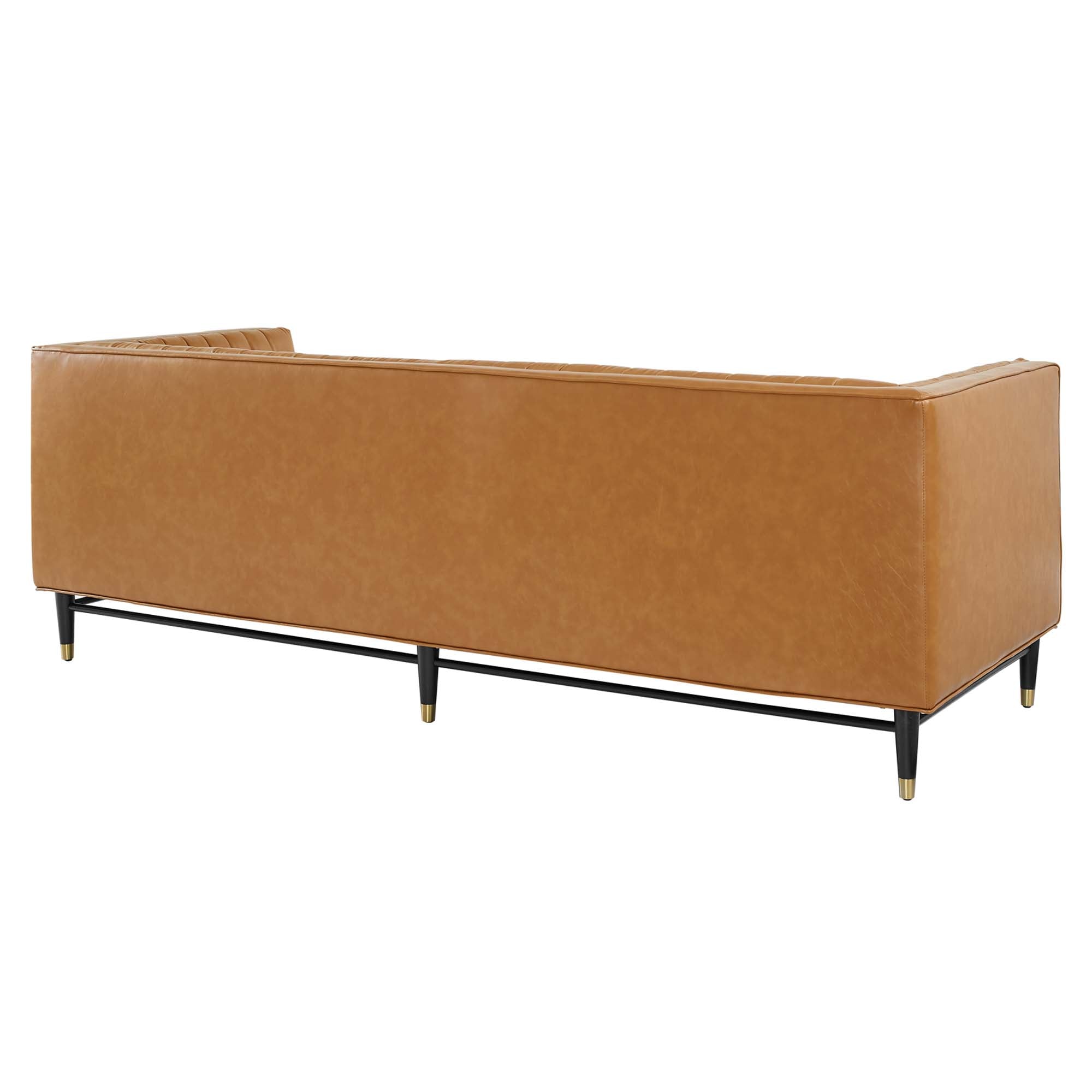 Phillip Leather Sofa - From Where - 