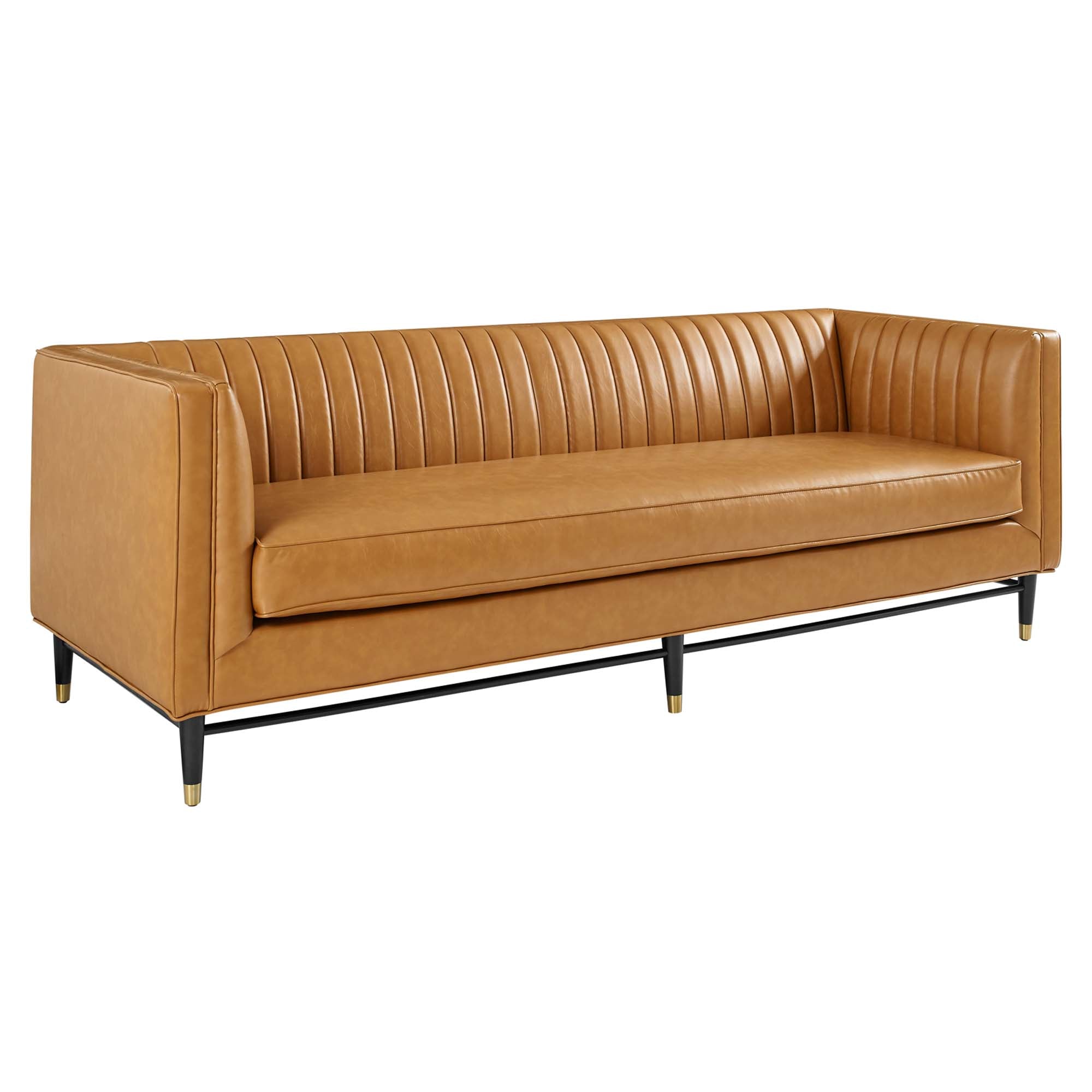 Phillip Leather Sofa - From Where - 