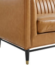 Phillip Leather Sofa - From Where - 
