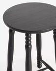 Pierre Turned Wood Counter Stool - From Where Finds - 