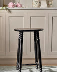 Pierre Turned Wood Counter Stool - From Where Finds - 