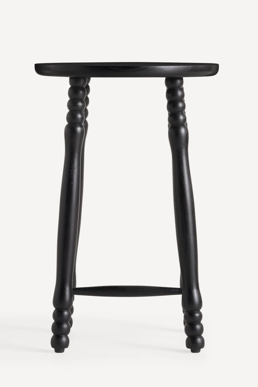 Pierre Turned Wood Counter Stool - From Where - 