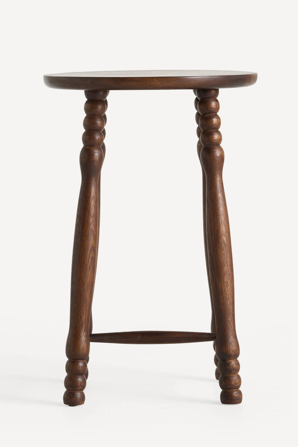 Pierre Turned Wood Counter Stool - From Where - 