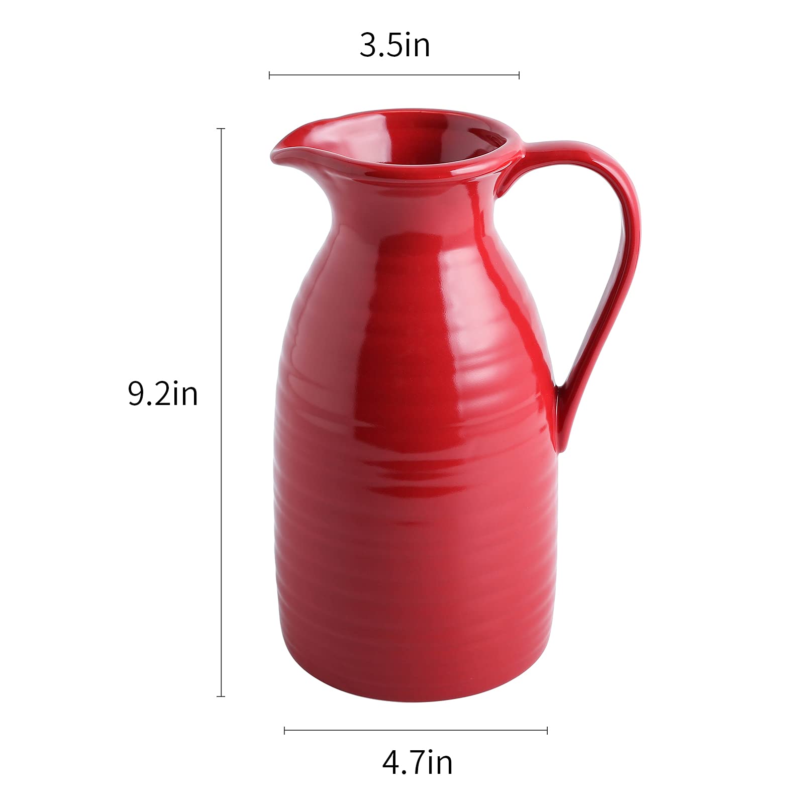 Pitcher Vase for Flowers - From Where - 