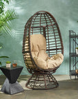 Pitner Swivel Patio Chair with Cushions - From Where - 