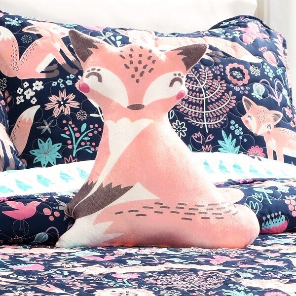 Pixie Fox 4 - piece Quilt Set - From Where - 