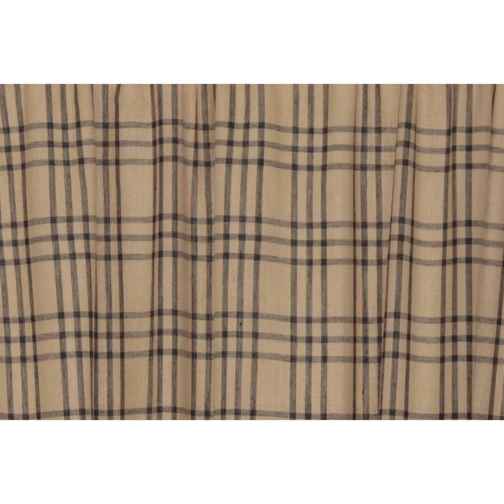 Plaid Cotton Farmhouse Curtains - From Where - 