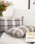 Plaid Throw Pillowcase (Set of 2) - From Where Finds - 