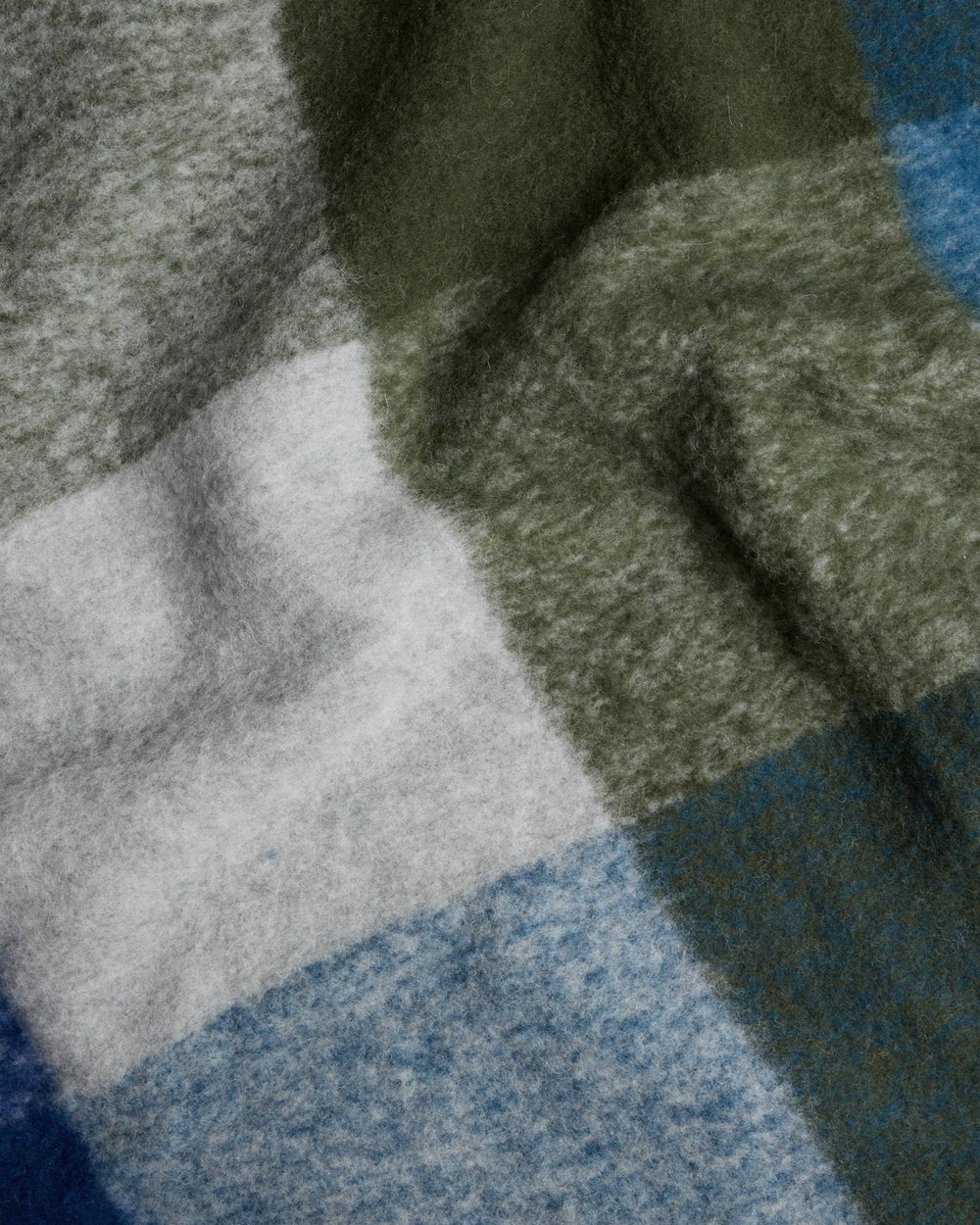 Plaid Wool Alpaca Throw (Midnight Plaid)