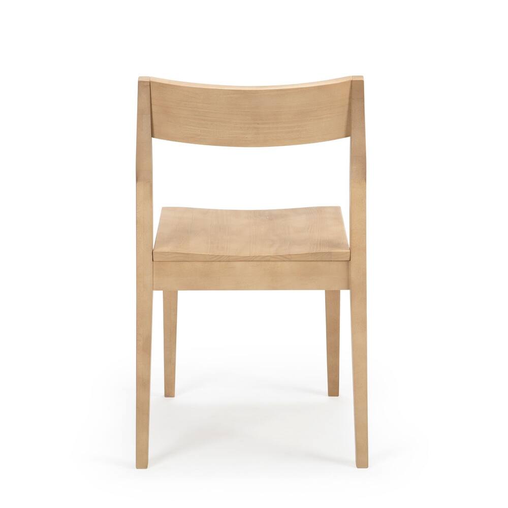 Plank and Beam Solid Wood Dining Chair - From Where - 