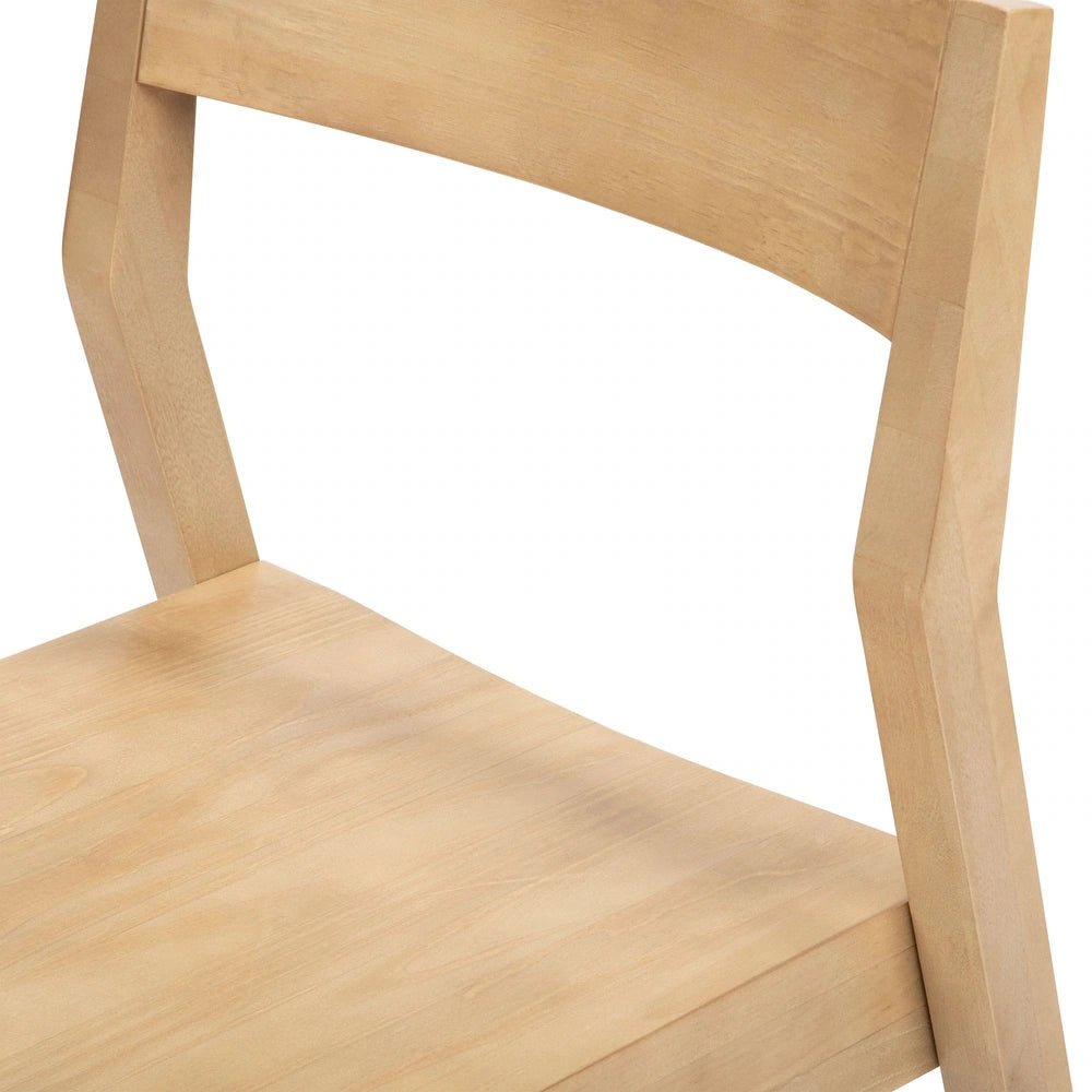 Plank and Beam Solid Wood Dining Chair - From Where - 
