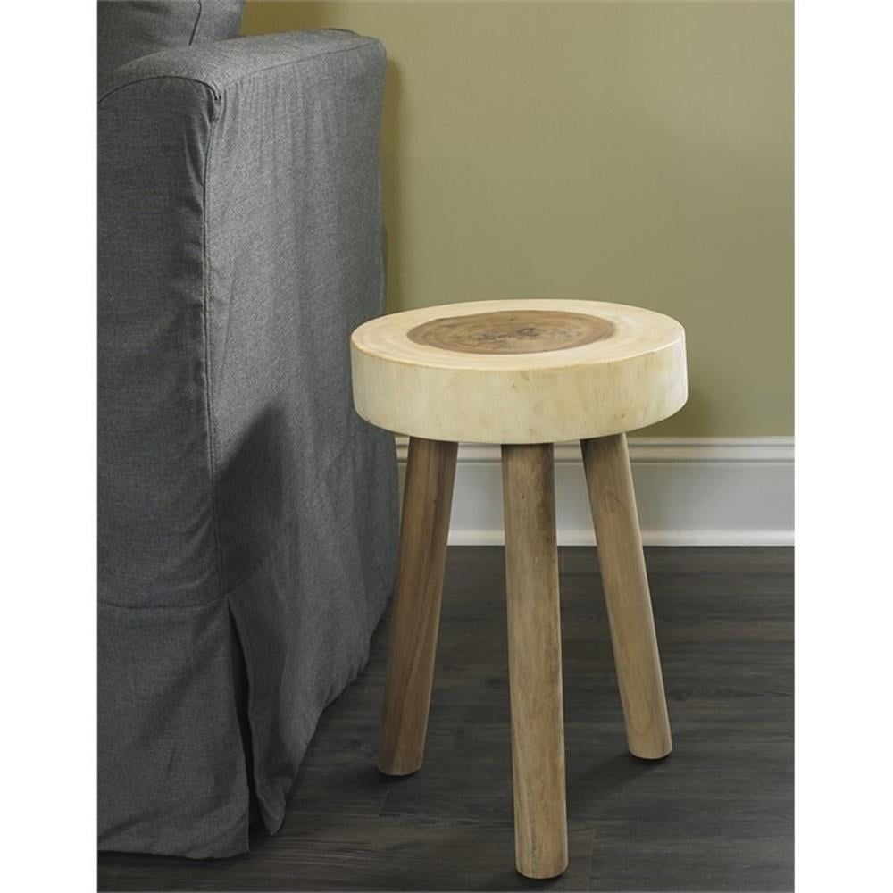 Plantation Wood Stool - From Where - 