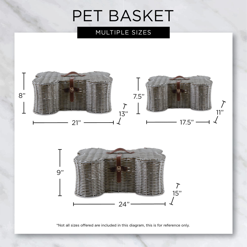 Plastic Wicker Pet Toy Storage Basket - From Where - 