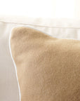 Alaia, 18 X 18, Camel/Ivory, Wool Pillow- PLS7223B-1818