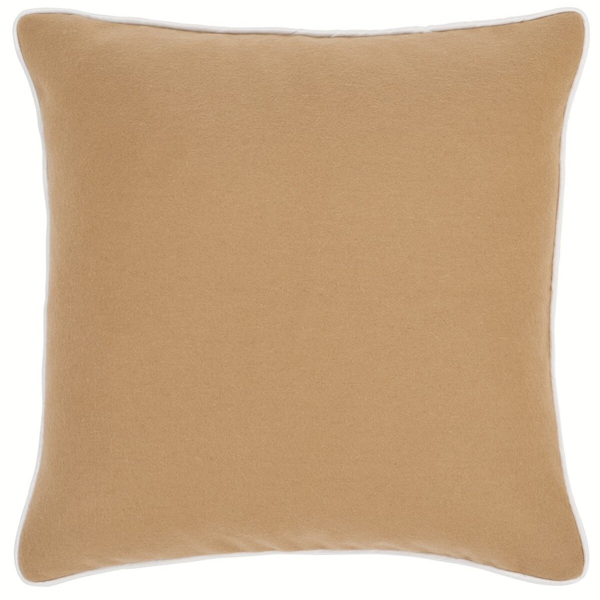 Alaia, 18 X 18, Camel/Ivory, Wool Pillow- PLS7223B-1818